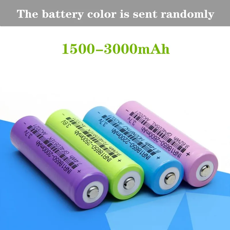 Batteria al litio 3000 mAh 18650 batteria ricaricabile 2000 mAh batteria per elettroutensili di alta qualità ad alta capacità