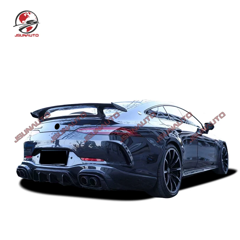 

Carbon Fiber Spoiler For GT50 GT53 GT63 GTR Style Rear Wing Carbon Parts For Benz AMG 4 Door Auto Parts