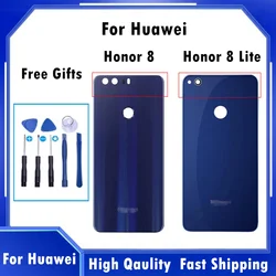 For Huawei Honor 8 Lite Back Glass For Huawei Honor 8 Back Glass Cover Honor8 Lite Rear Door Housing Case Panel Battery Cover