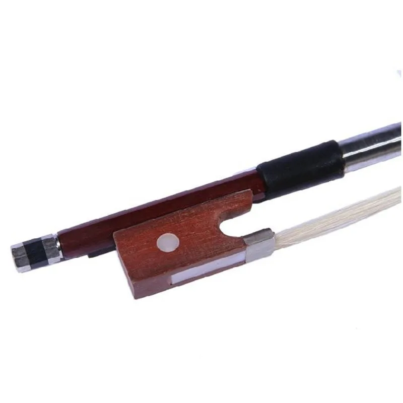 1 Stück Violinbogen Größe 1/2 1/4 1/8 3/4 4/4 Violinbogen Pferdehaar Zubehör für Brasilianisches Rotes Sandelholz – Detail 3