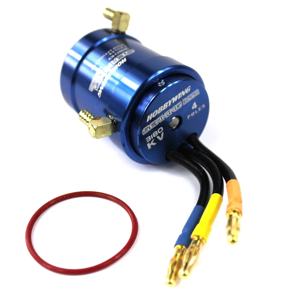 

High quality Hobbywing SeaKing 2040SL 4800KV /2848SL 3900KV /3660SL 3180KV Brushless Motor W/Water-cooling for RC Boat