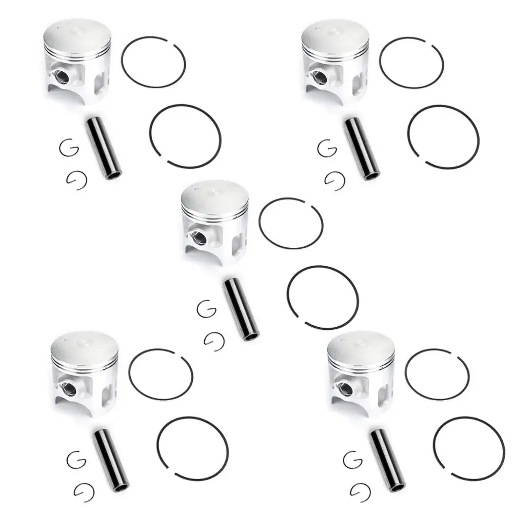 Artudatech Bore Size STD 66mm Piston Kit For Yamaha DT200R 1995-1996 +0.25 +0.50 +0.75 +1.00  3ET-11631-02-95 Motorcycle Parts