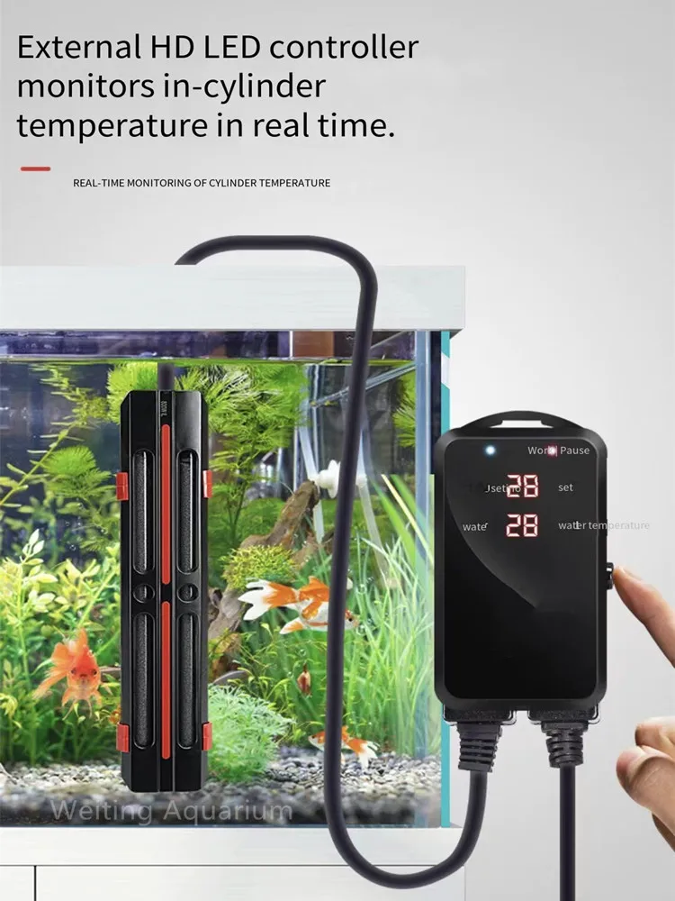 Fish tank heating rod automatic constant temperature thermal fish breeding heat preservation frequency conversion constant tempe