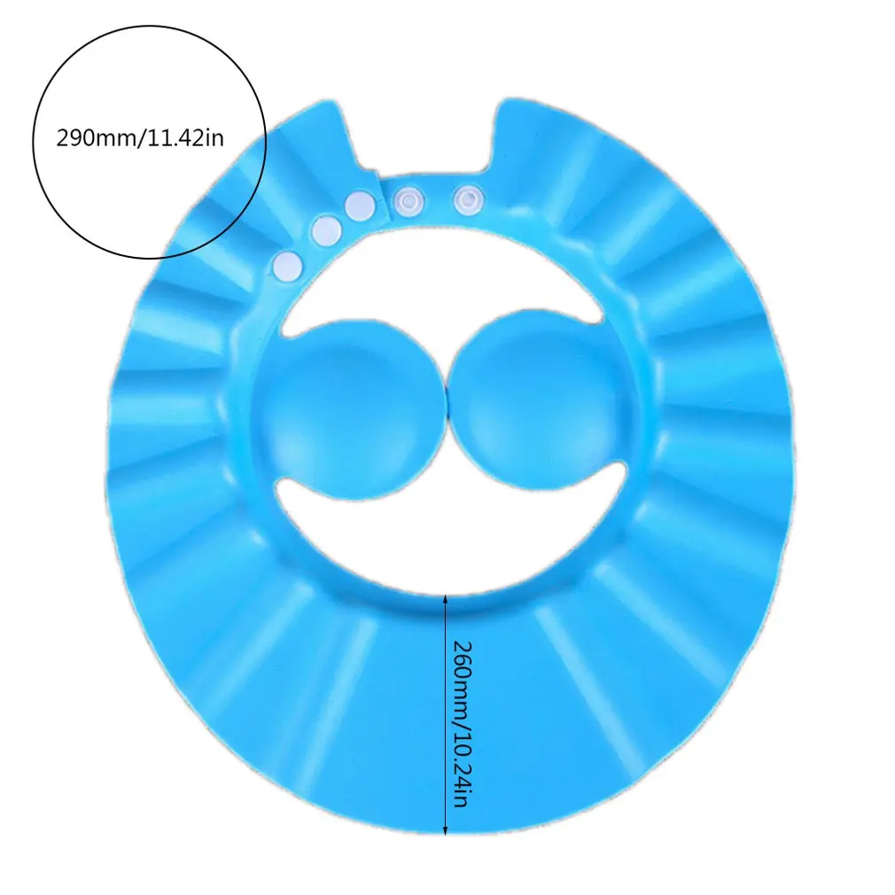 Baby Shampoo Shower Cap Children Kids Safe Shampoo Bath Bathing Shower Cap Hat Wash Hair Shield Adjustable Elastic Shampoo Cap
