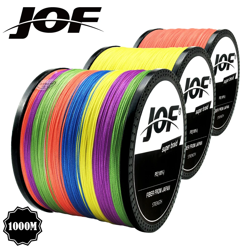 

Multicolor 8 Strands 300M 500M 1000M PE Braid Fishing Line Sea Saltwater Fishing Weave 100% SuperPower JOF