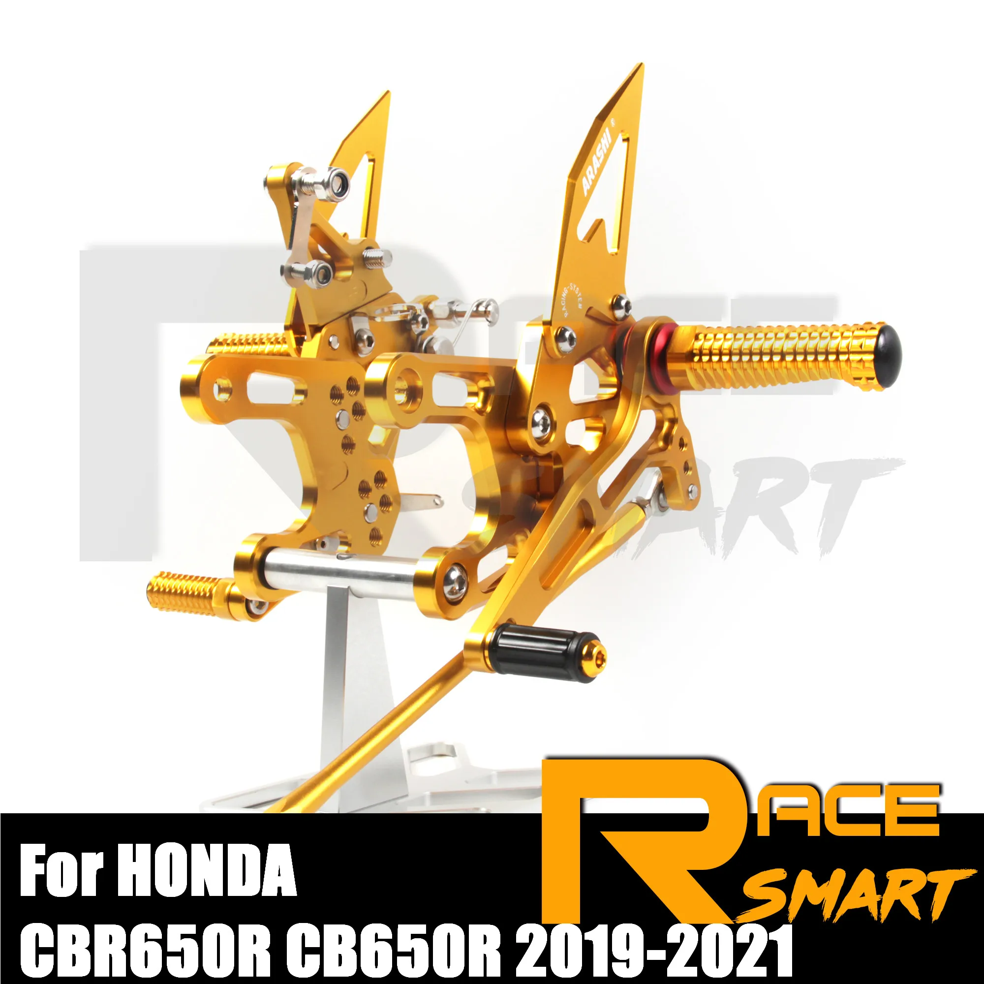 CBR650R CB650R CBR650F 2019-2023 Motorcycle CNC Adjustable Rearset Rear Footrests Foot Rest For HONDA CB650-R CBR 650R 650F 2020