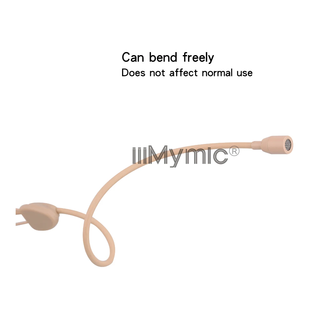 Iimymic ชุดหูฟังไมโครโฟนสำหรับ AKG Samson เครื่องส่งสัญญาณ Bodypack แบบไร้สายเปลี่ยนได้ทั้งด้านขวาและซ้าย