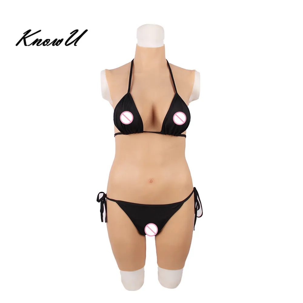 

KnowU D Cup Silicone Fullbody Suit Crossdress Drag Queen Transgender транссексуалов transgenres トランスジェンダー Transgénero