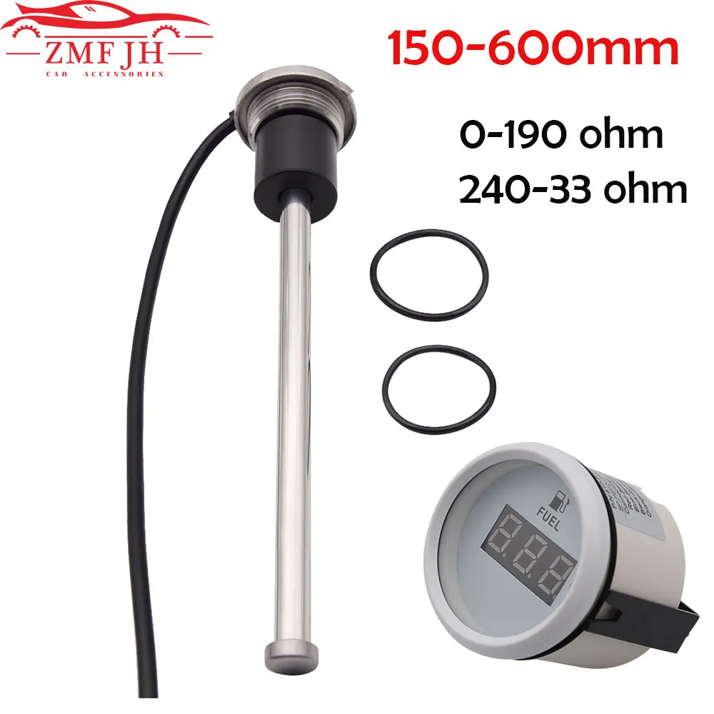 Oil Liquid Tank Water Fuel Level Senor 0-190 ohm/240-33 ohm Fit For Boat Car Fuel Sender Unit Water Level Sensors with 150-450mm