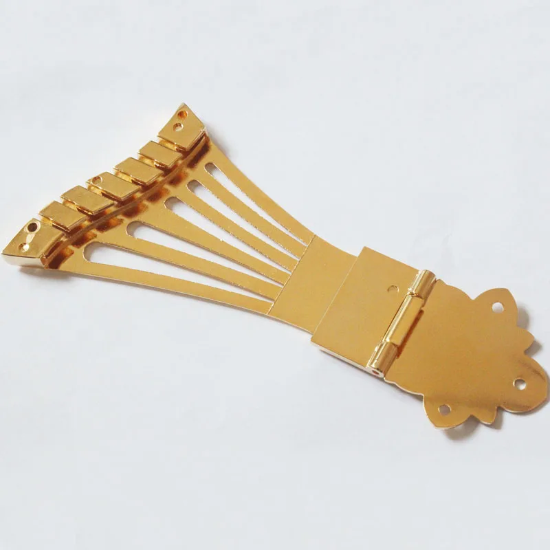 New brand comtemprary designed hollow body tailpiece 50m/m string pitch in gold