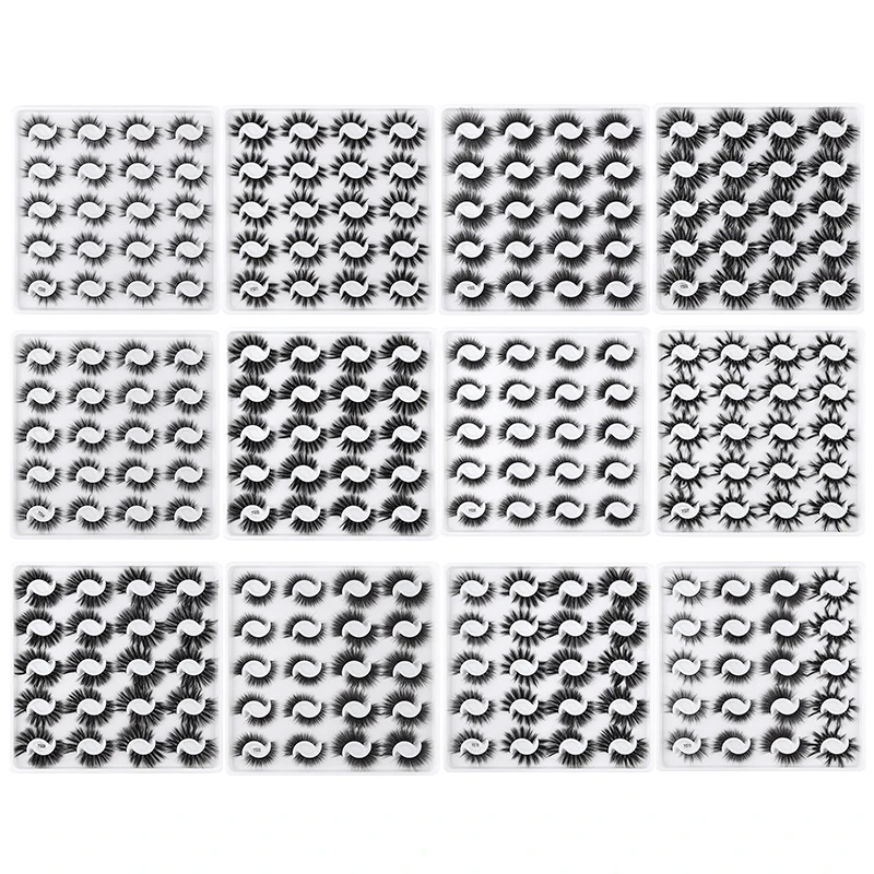 ナチュラル3Dミンクつけまつげ,60ペア,100ペア,300ペア,卸売