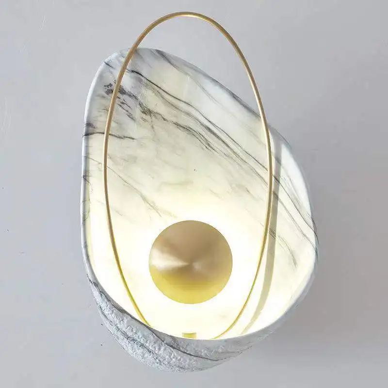 Shell wall lamp LED bulb Wall light latest design Resin Wall lamp bedside bedroom living room hotel project