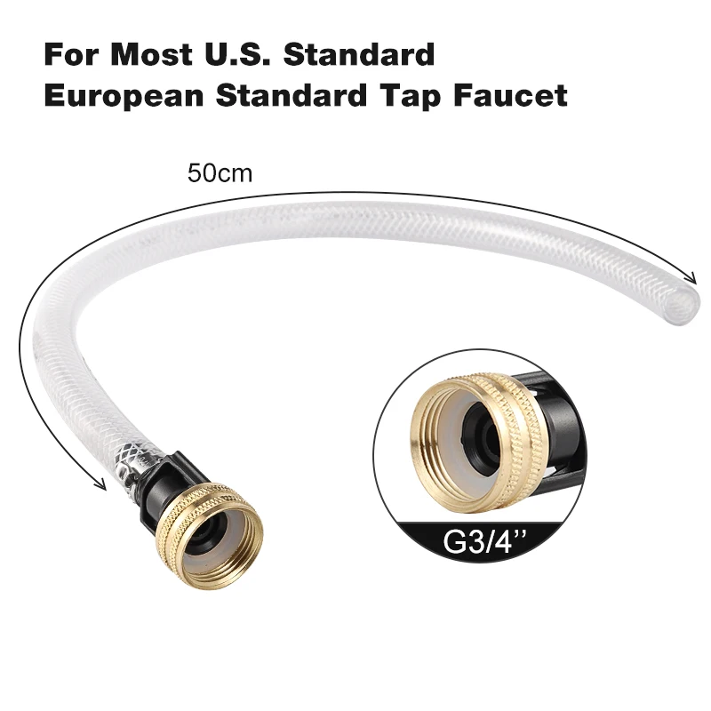 Double Head Wine Rinser Beer Bottle Washer Homebrew Beer & Wine Cleaning Equipment Cleaner With Kitchen Faucet Adapter Bar Tools