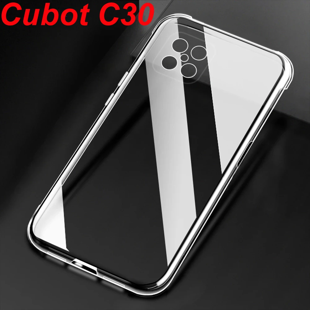 Funda de silicona para Cubot C30, carcasa protectora transparente de TPU para teléfono, Protector de cristal para Cubot C 30 c30