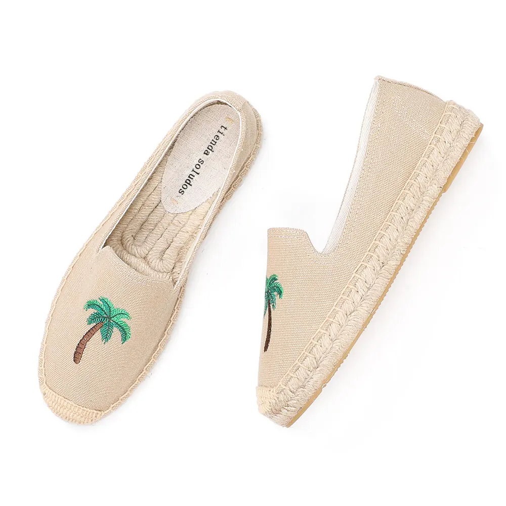 2022 Espadrilles Womens Shoes Zapatillas Mujer Sapatos Fashion 2021 New Embroidery Comfortable Ladies Casual Breathable