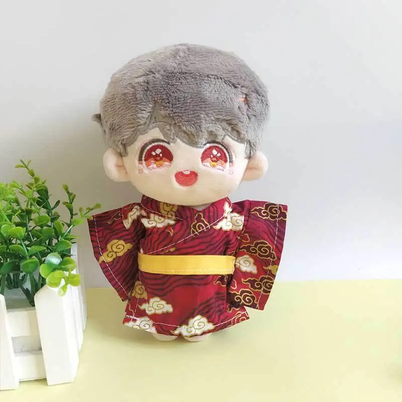 20cm EXO doll clothes BJD doll clothes Boy girl kimono yukata for Toy Dolls Accessories for Korea Kpop EXO idol Dolls gift