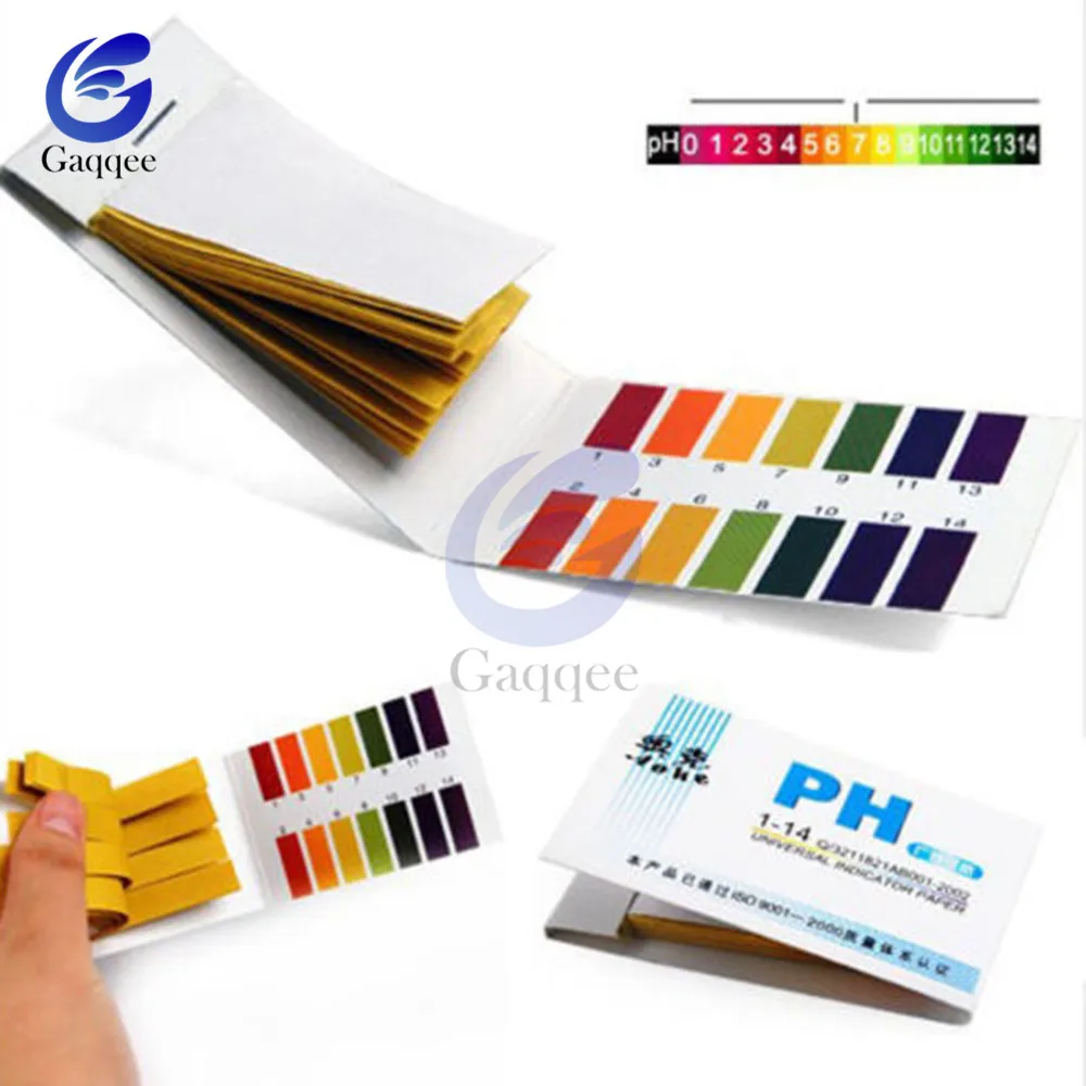 80 Strips PH Meters Indicator Paper PH Value 1-14 Litmus Testing Paper Tester Urine Health Care Paper Water Soilsting Kit