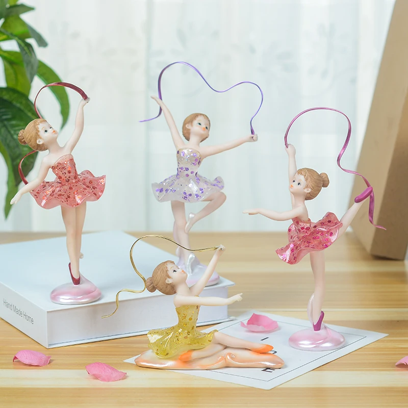 

Dance Ballet Girl Dancer Decoration cute Gift Home Decoration Accessories Home Decor Fairy Garden Miniatures Miniature Figurines