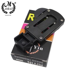M MBAT Saxophone Reed Cutter Soprano Alto Tenor Sax Reed Trimmer Clarinet Reed Cutter Woodwind Instruments Repair Tool