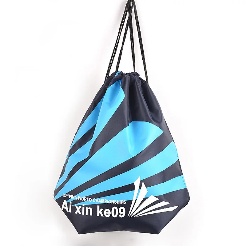 Waterproof Beach Light Drawstring Bag Swimming Hiking Storage Shoulder Bag Unisex Casual Solid Big Capacity Storage Bag