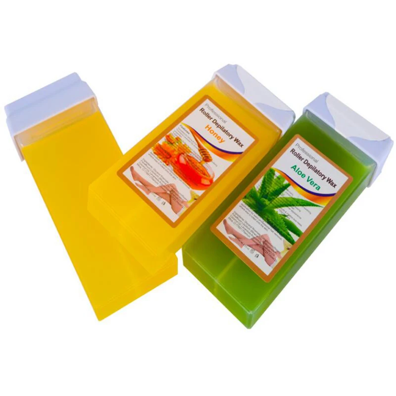 4 sztuk/partia kobiety/mężczyźni lato Bikini twarzy nogi pod pachami depilacja wosk do depilacji krem podgrzewacz woskowanie miód wosk do depilacji