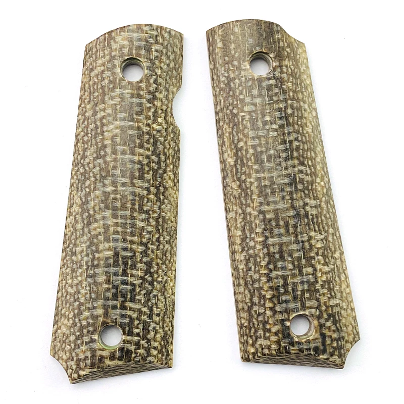 Empuñaduras de pistola 1911, accesorio de material de celosía Mikata, parche personalizado, CNC, 2 piezas