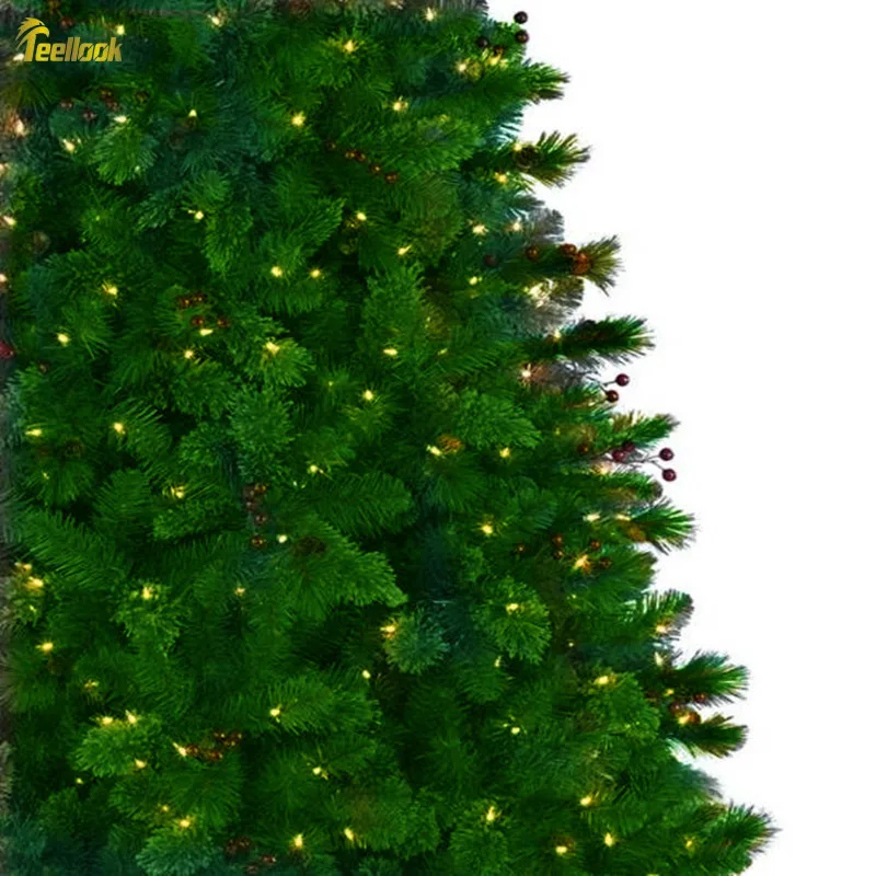 Teellook new encryption 1.2m / 5.0m Christmas tree PVC environmentally friendly material New Year Christmas layout