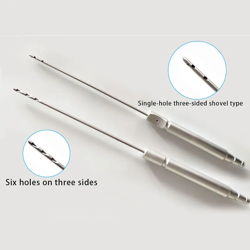 

Stainess Steel Porous Droplet Planer Needle Harvesting Cannula Round Head Liposuction Cannula Fat Transfer for Fat Remove Tool