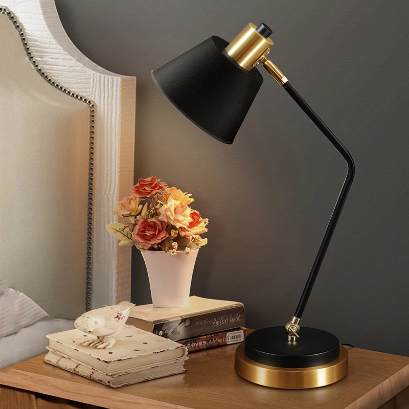 Modern LED Adjustable Desk Lamp Long Swing Arm E27 Table Lamp Bedside Study Office Eye Protection Reading Lights EU/US Plug