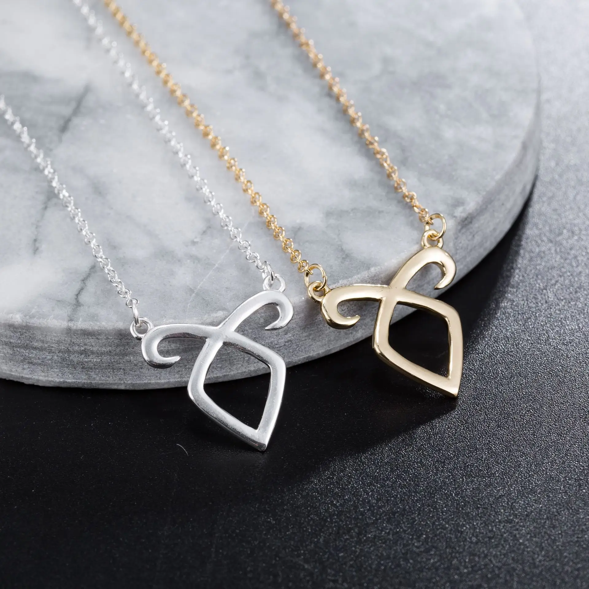 Movie City of Bones Movie Accessories Necklace Angelic Forces Power Rune Pendant Inspired By The Mortal Instruments Shadowhunter