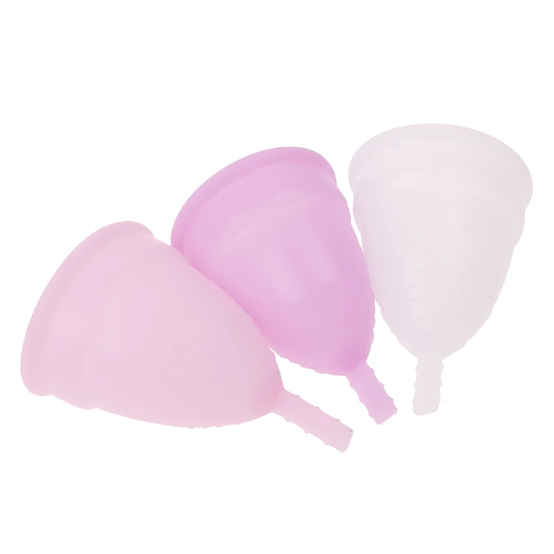 1PC Menstrual Cup For Women Hygiene Medical 100% Silicone Cup Menstrual Reusable Lady Cup Menstrual Than Pads Hot