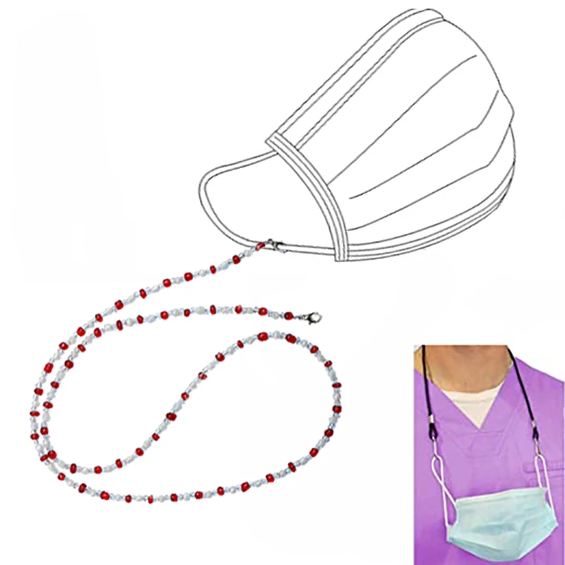 RMM brand Luxury Bohemian beads Glasses chain necklace retro fashion ins star Sunglasses chain unisex for mask or glasses