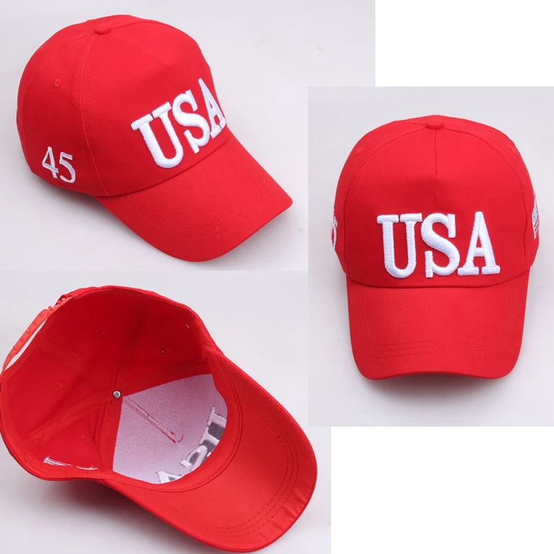 Trend Baseball Cap for Men America Great For Men Women Casual Red Embroide Letter USA Flag Hat Adjustable Hip Hop Fishing Hats