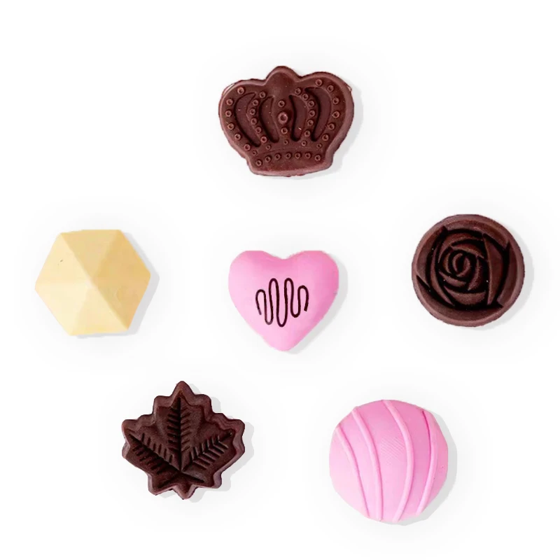 

Crown Shaped Sweet Mini Cake Eraser Sets Korean Stationery Shop Leaf Pencil Eraser Rose Flower Magic Erasable School Supplies