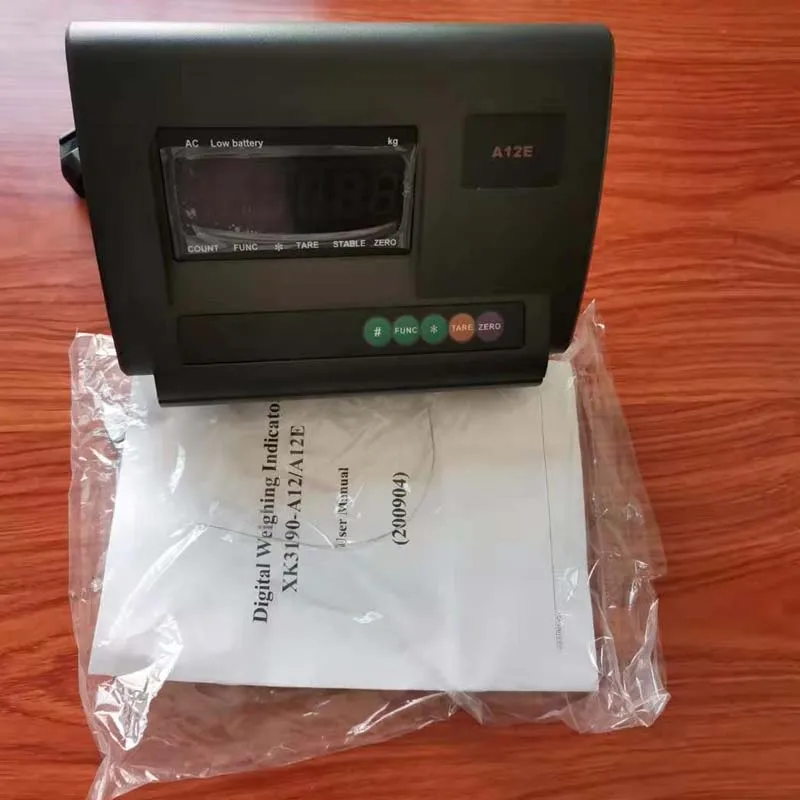 On Sale XK3190-A12 English Panel Load Meter Controller RS232 Weighing Display Load Instrument  Weightor A12E No Battery
