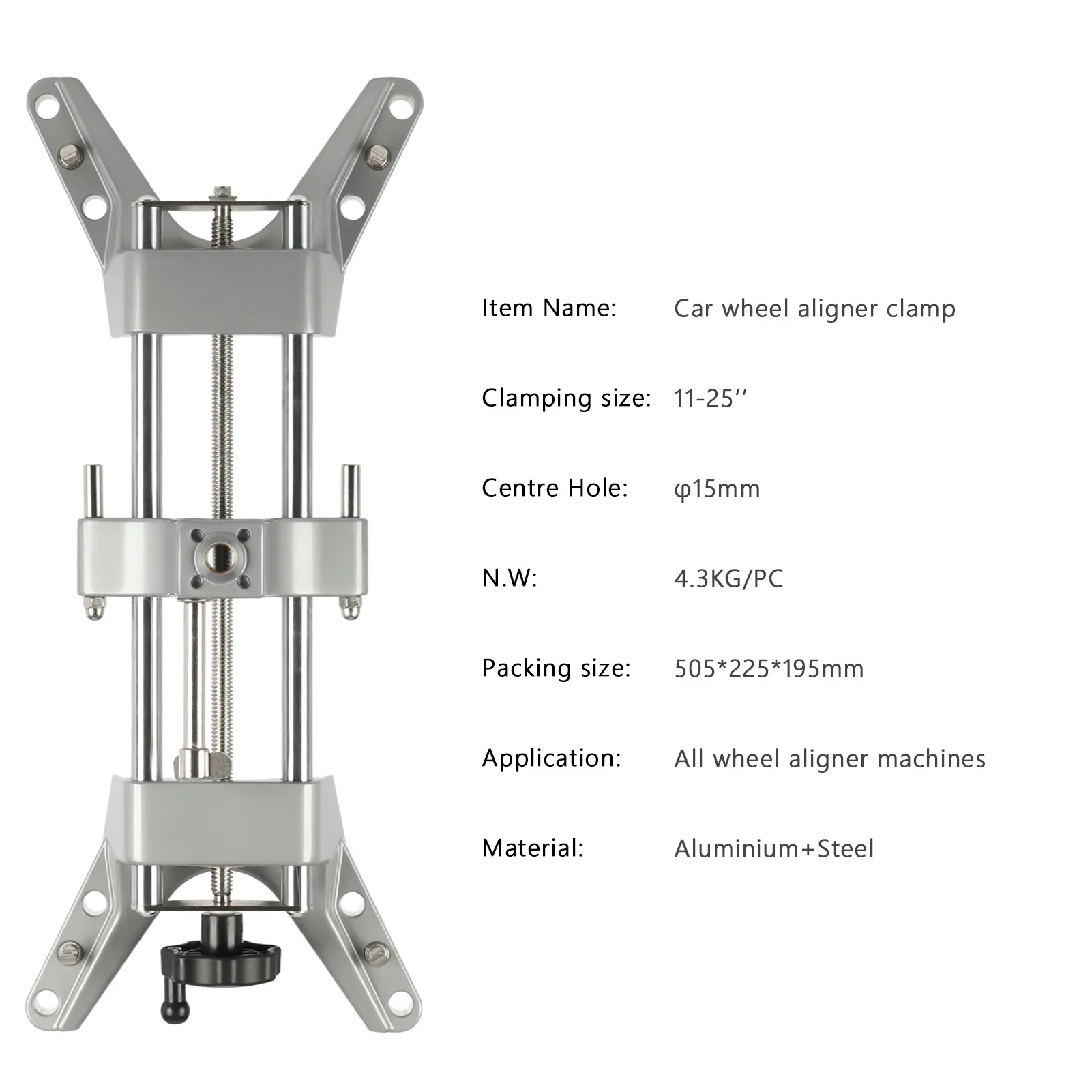 3D Wheel Alignment Machine Car Clamp fits 11-25\