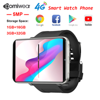 DOMIWEAR DM100 4G Smart Watch Men 5MP Camera Video Chat WiFi GPS Heart Rate Monitor IP67 Waterproof Sports Bluetooth Smartwatch