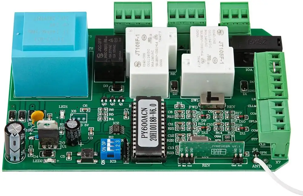 220V py600acn sliding gate opener NC spring limit switch motor plate pcb circuit board controller card SL600 PY600 PY800 SL1500