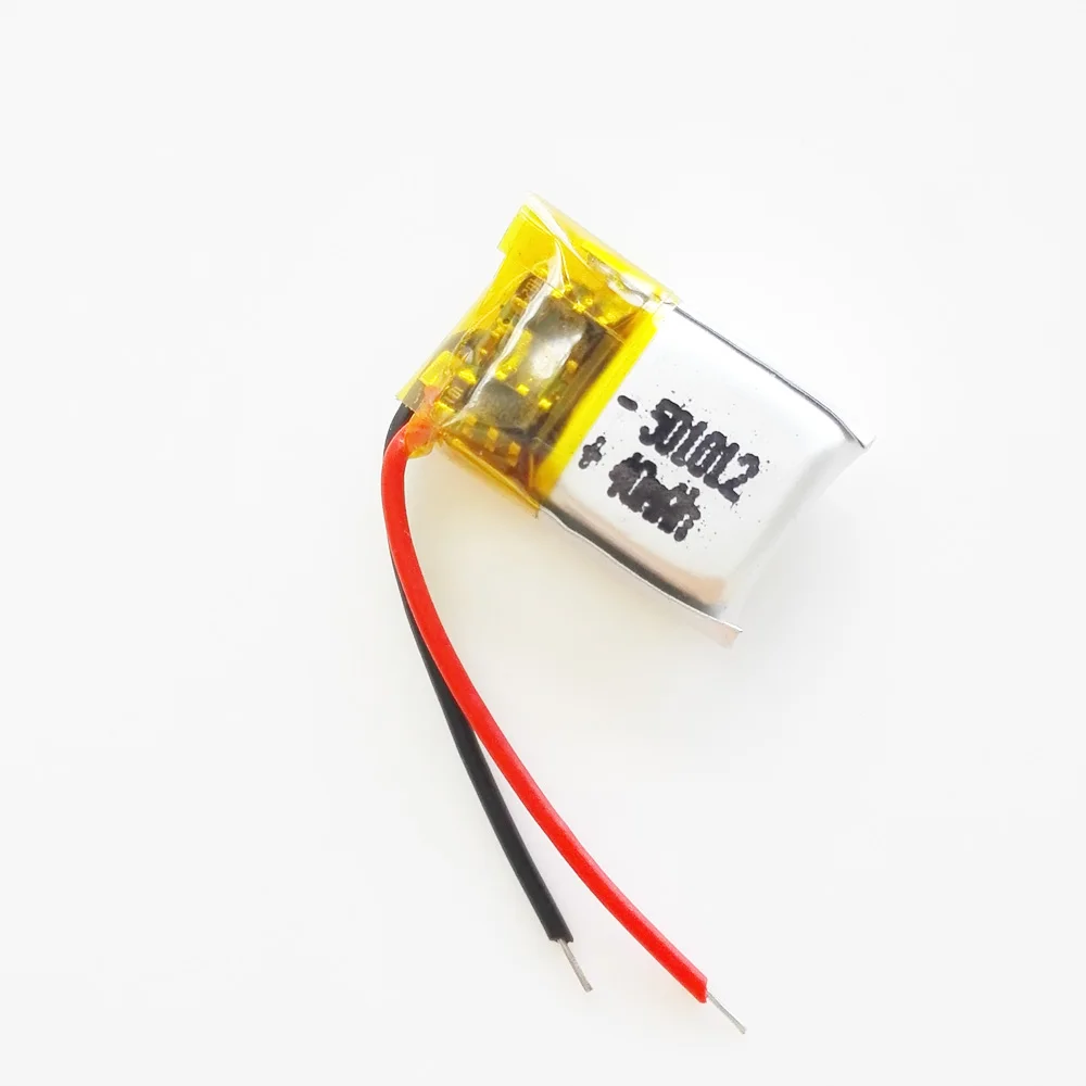 2 sztuk 3.7v 40mAh litowo-polimerowa LiPo akumulator 501012 dla Mp3 słuchawki zestaw słuchawkowy bluetooth rejestrator