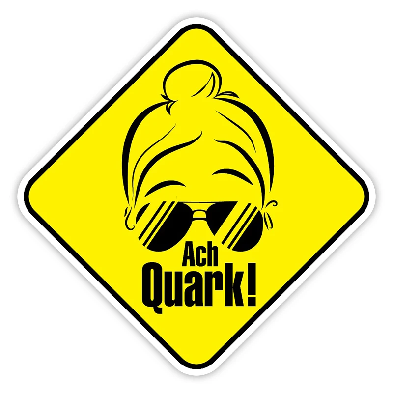 11305# Various Sizes Removable Decal Ach Quark Car Sticker Waterproof Accessories on Bumper Rear Window Laptop