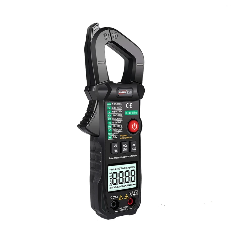 WinAPEX 8204 Digital Clamp Meter Full Automatic Range True RMS Precision Multimeter AC DC Voltage Current Temp Multimetro Meter