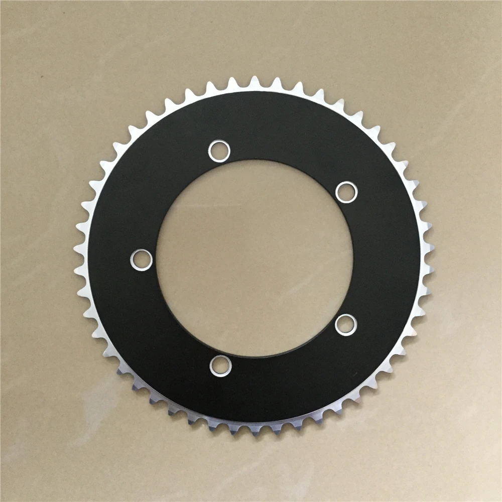 Fixed Gear Chain Ring 42T 44T 46T 48T 50T 52T 53T 130 BCD Bicycle Chainring Track Bike Chainwheel Fixie Single Speed 1/8