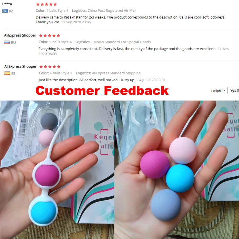 Chinese Balls Kegel Vaginal Balls Sex Toys For Women Silicone Geisha Balls Vaginal Tightening Kegel Exercitador Muscles Dumbbell