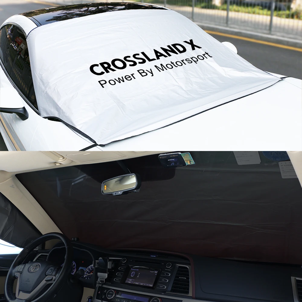For Opel Adam Crossland X Zafira Insignia Corsa Grandland Mokka OPC Astra Vectra Meriva Car Sun Shade Cover Anti-UV Accessories