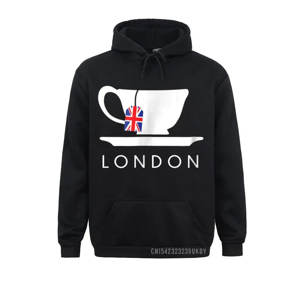 

London UK Tea Harajuku Cool British Teacup Gift Sweatshirts April FOOL DAY Normal Hoodies Long Sleeve New Design Clothes Men's