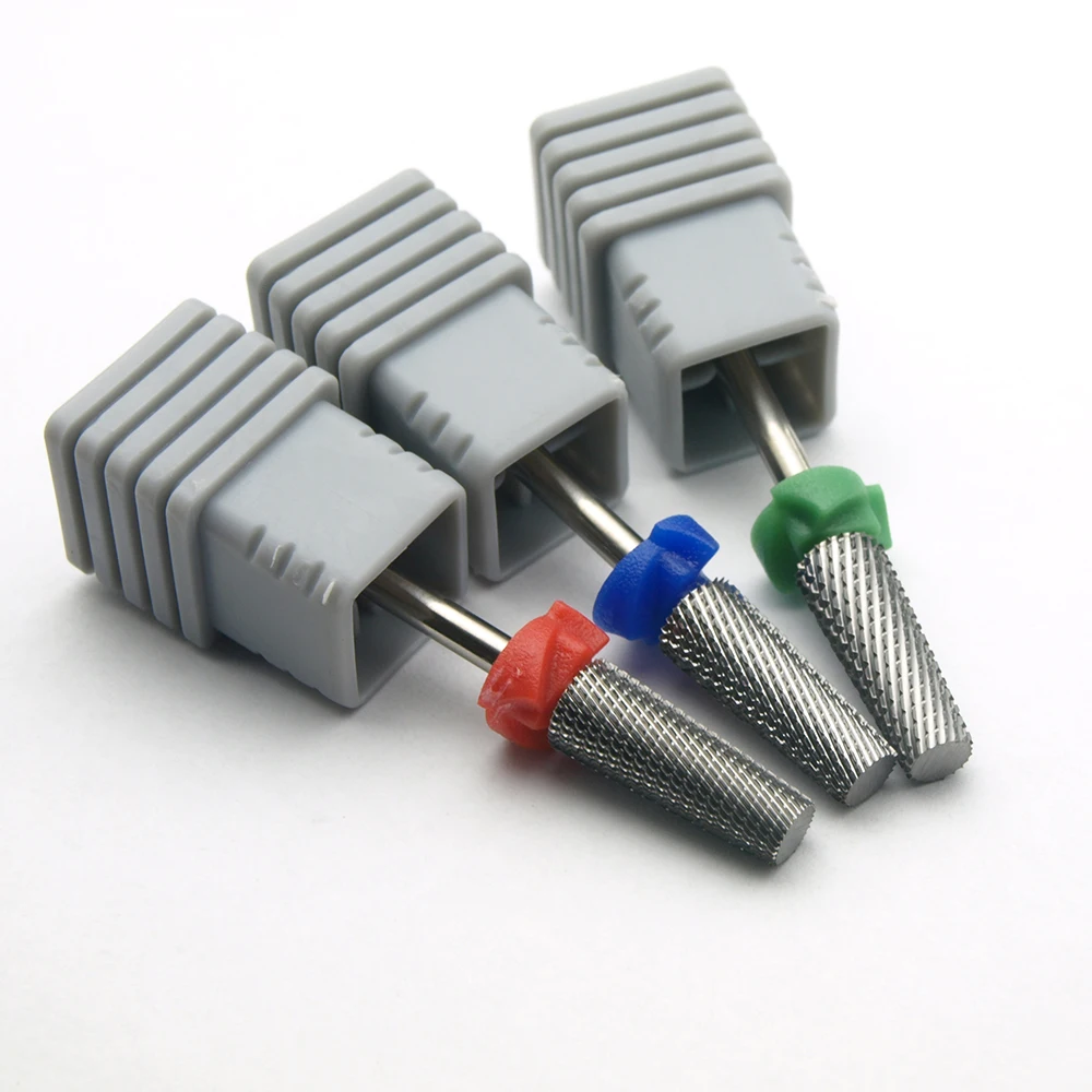 5 In 1 Left&Right Hand use Tungsten Carbide Nail Drill Bit Milling Cutter Eletric Manicure Machine Equipment Cuticle Clean Burr