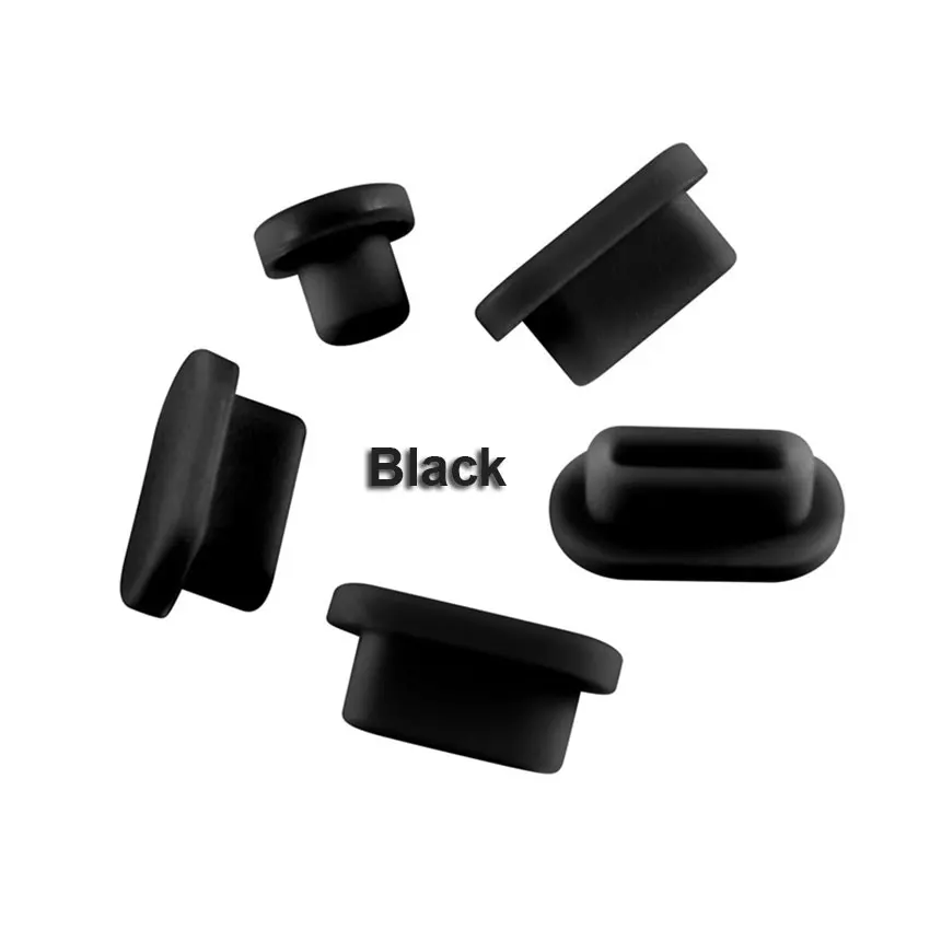 5pcs/set Silicone Anti-dust Plugs Protection Set for MacBook Pro 13 15 16 2020 Touch Bar A2251 A2141 A1932 A2159 A1706 A1534