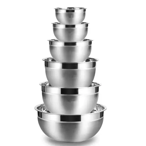 Stainless Steel Mixing Bowls Set LMETJMA