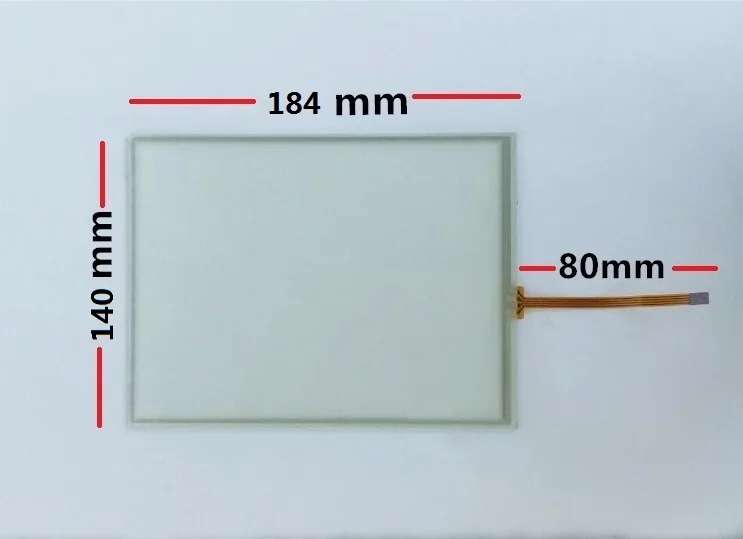 Novo 8 polegada 4 fio 4:3 tela de toque 184*140mm é adequado para a tela externa do equipamento de controle industrial resistive