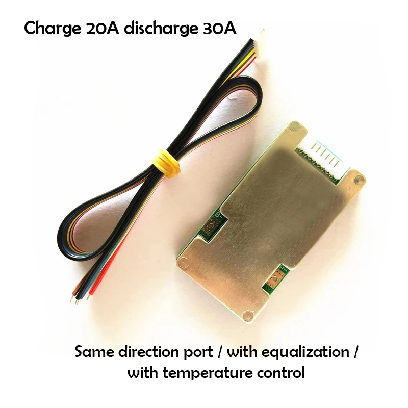 7S 24V Lithium Battery Protection Board BMS Working Current 25A Same Port with Balance with Temperature Control